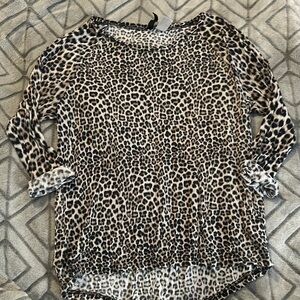2/$5 bundle sale! 
Leopard Print Women's Top